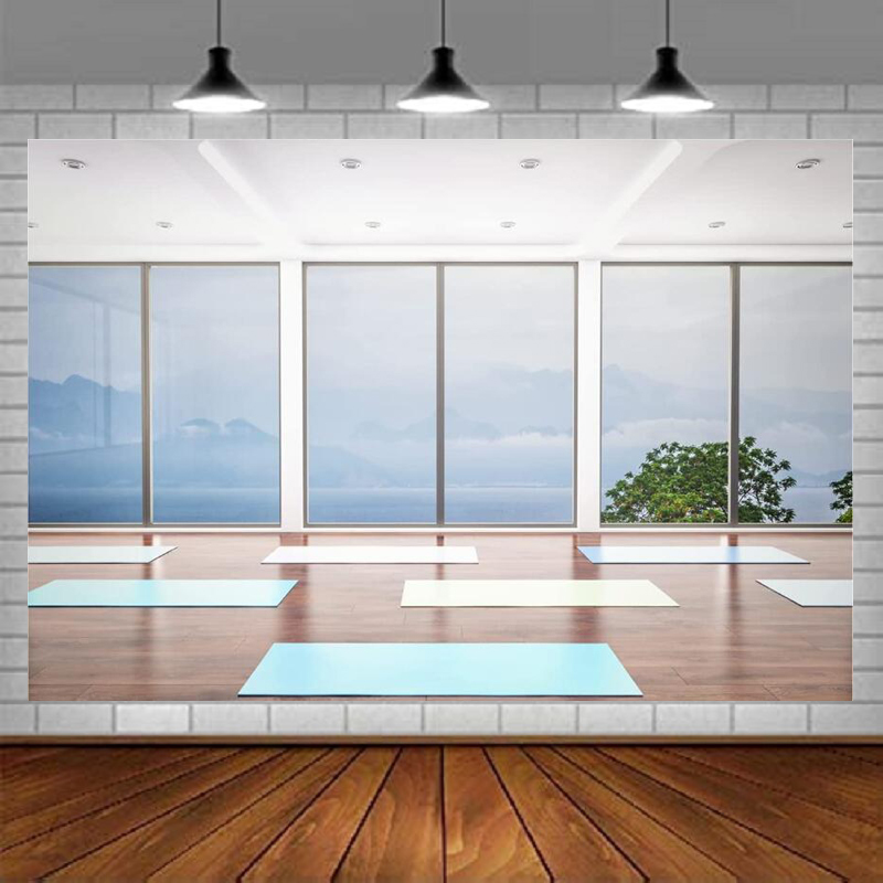 Yoga Fitness Videos Free - Fitness Yoga Photography Backdrop Gym Decoration
