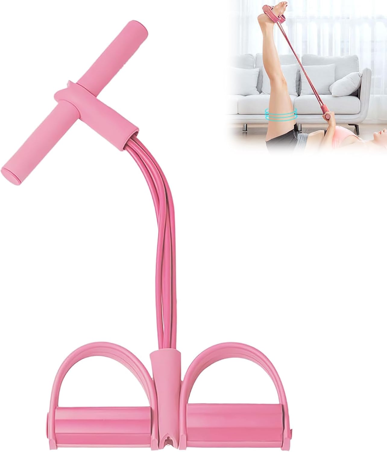 Fitness Resistance Bands-4 Tub - Yoga Pedal Puller Fitness Equipment recension och pris