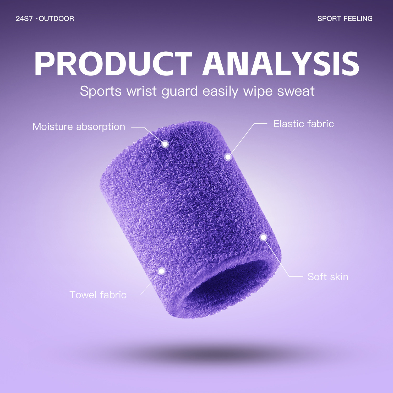 Towel Sports Wrist bands Tenni - Wrist Wraps Fitness recension och pris