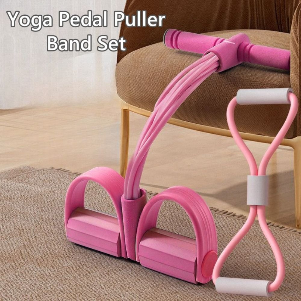 6-Tube Resistance Bands Set TP - Yoga Pedal Puller Fitness Equipment recension och pris