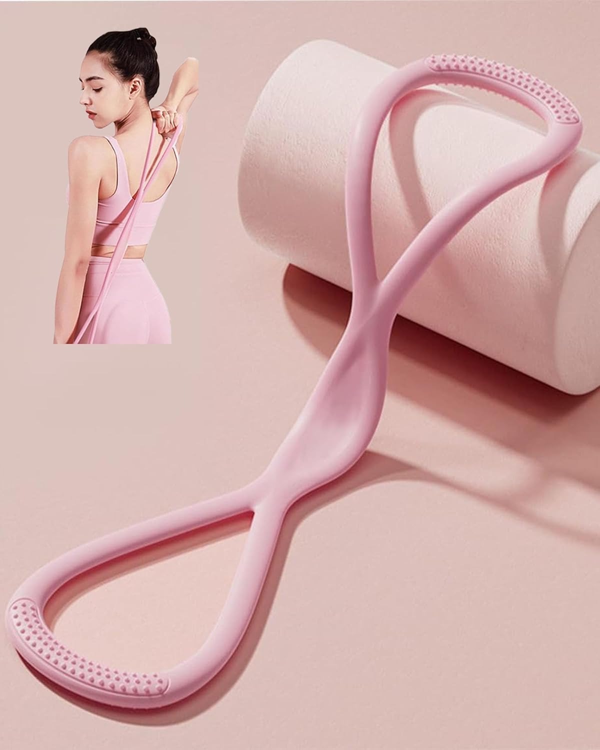 Figure-8 Yoga Resistance Band, - Figure 8 Resistance Band recension och pris