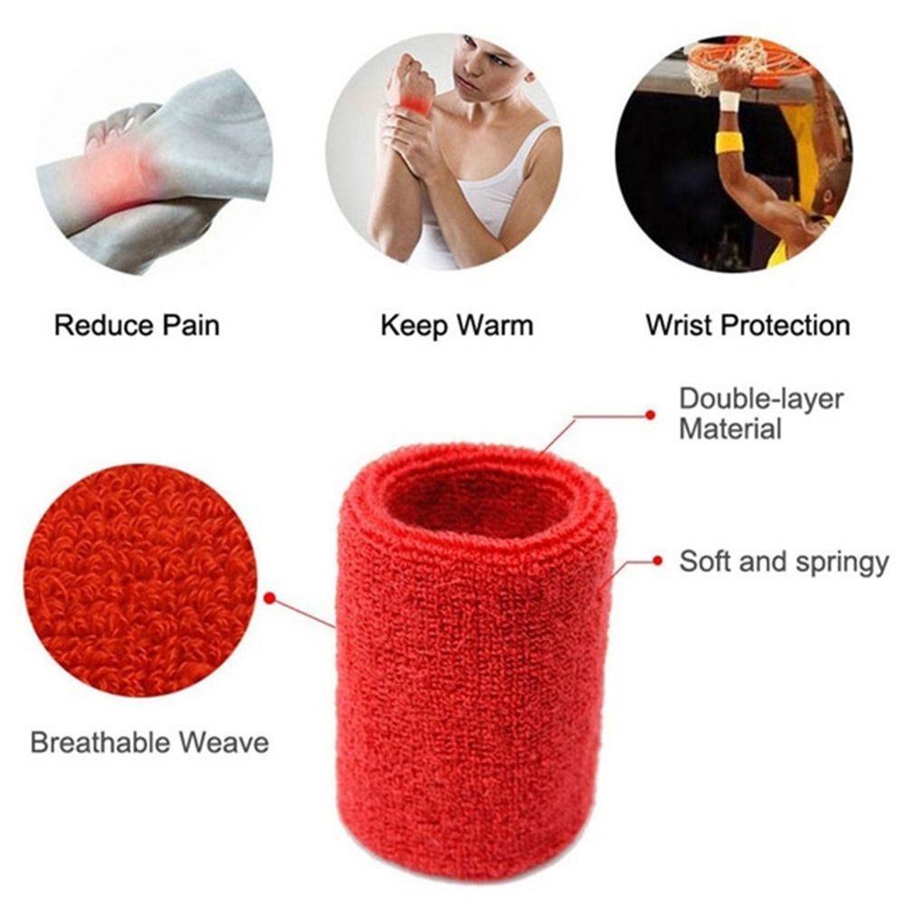 1/2Pcs Unisex Wristbands Sport - Wrist Wraps Fitness recension och pris