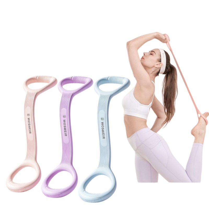 2 Pack Silicone Figure 8 Resis - Figure 8 Resistance Band recension och pris