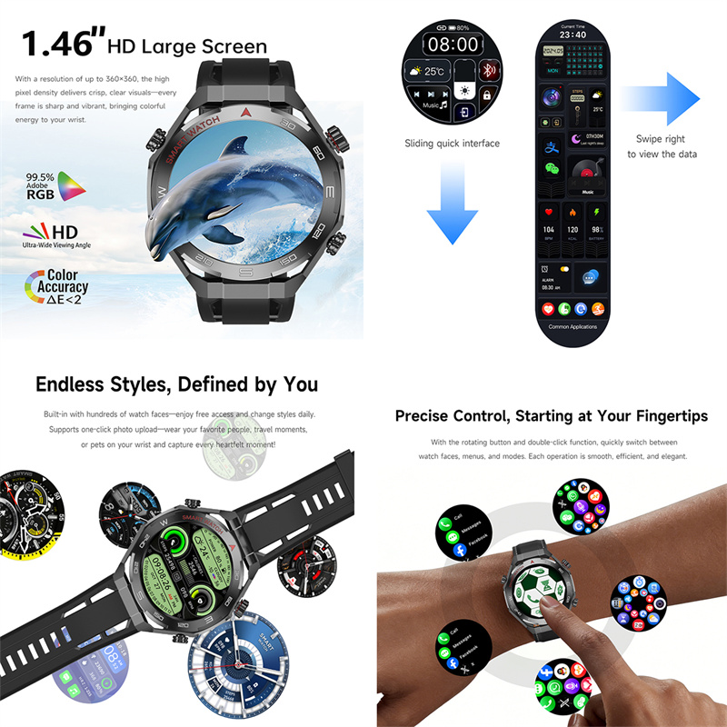 New Watch6 UItra GPS Outdoor S - Wrist Wraps Fitness recension och pris