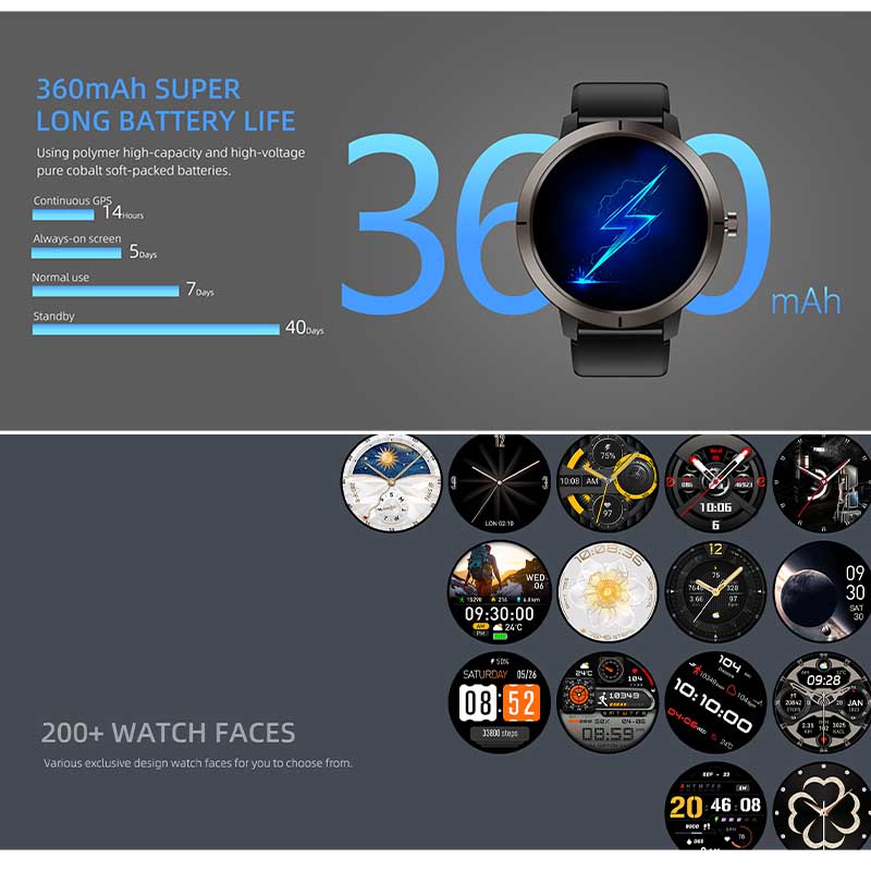 2026 GPS Smart Watch AMOLED 1. - Wrist Wraps Fitness recension och pris