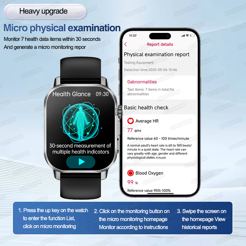 New Men Emotion Diagnosis Smar - Wrist Wraps Fitness recension och pris