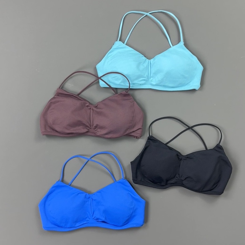 HISTELLO Front Ruched Cross Ba - Yoga Mat For Fitness recension och pris