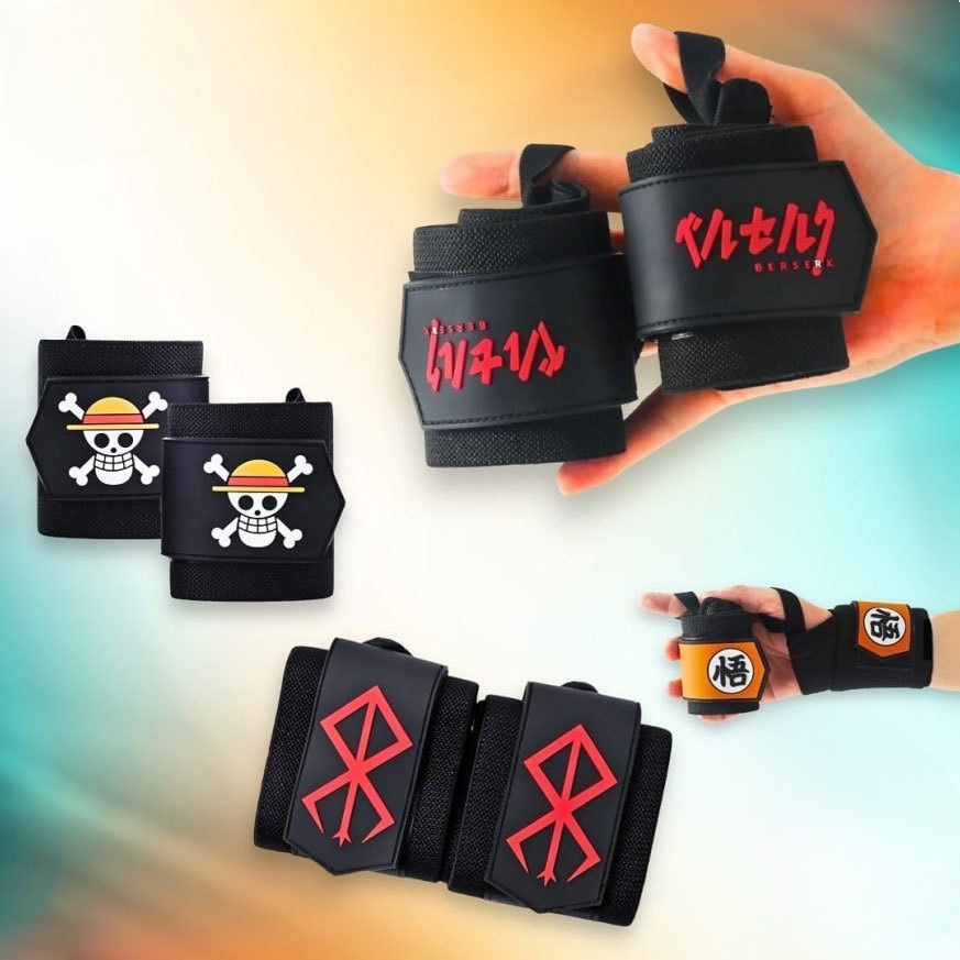 One Piece Naruto Berserk DRAGO - Wrist Wraps Fitness recension och pris
