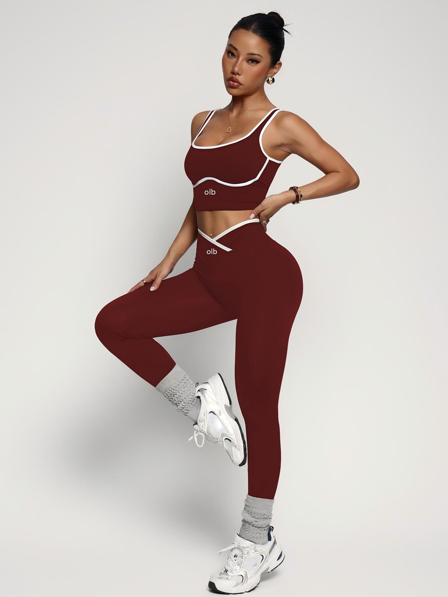2-piece new sports bra vest pa - Yoga Fitness Set recension och pris