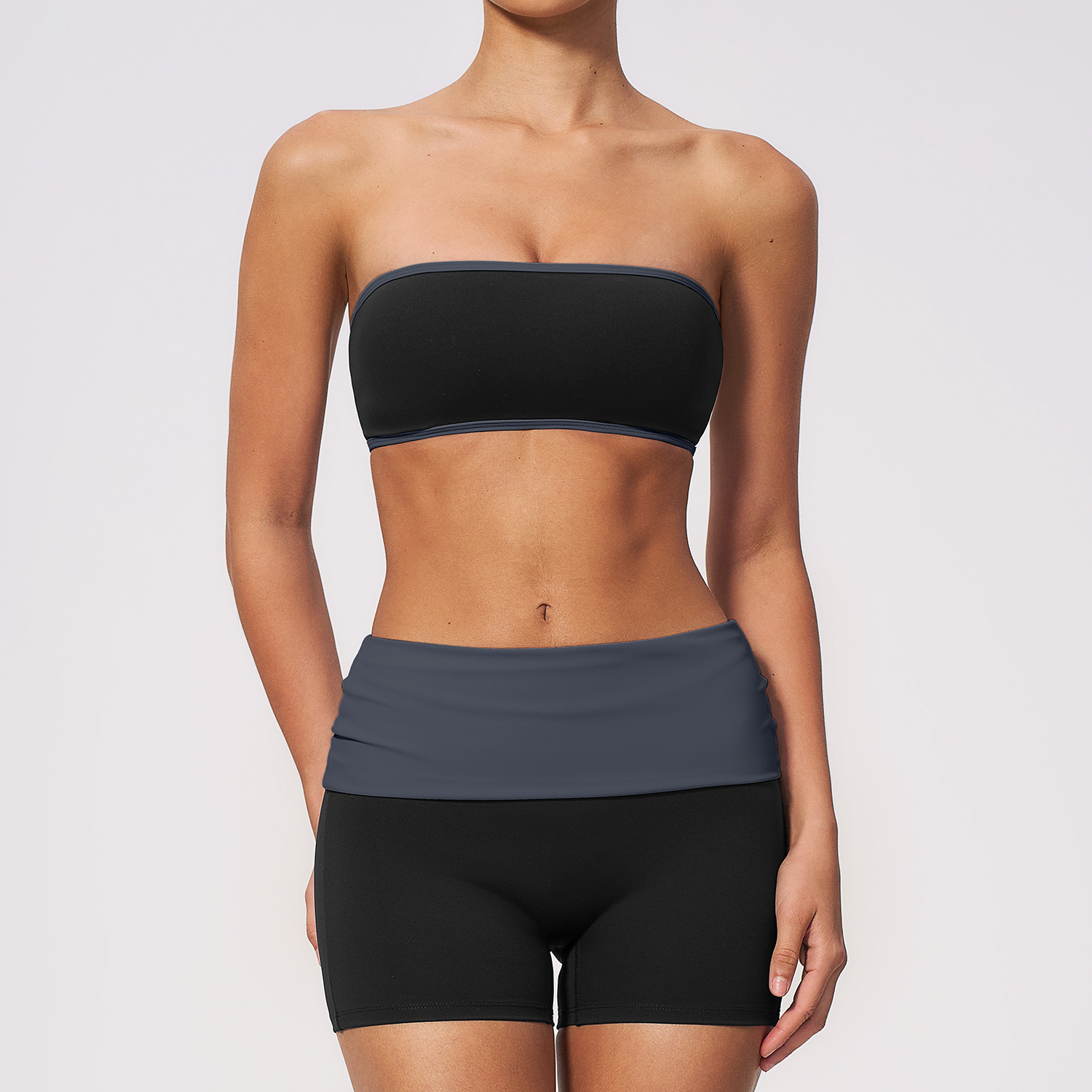 Women Nylon Two Piece Fitness  - Yoga Fitness Set recension och pris