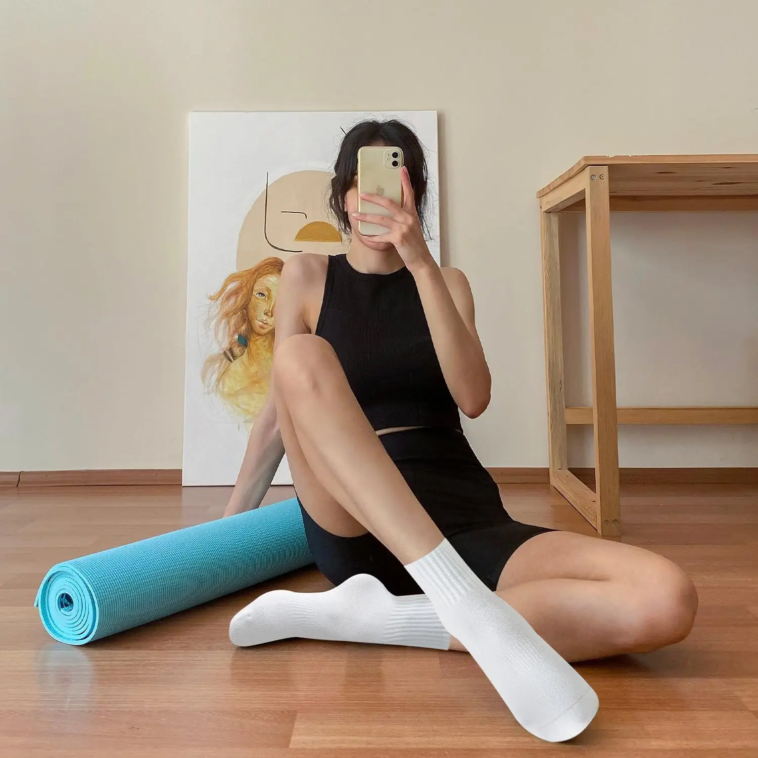4 pairs of women's yoga socks, - Yoga & Fitness With Faye The Well Being Studio Abbots Langley recension och pris