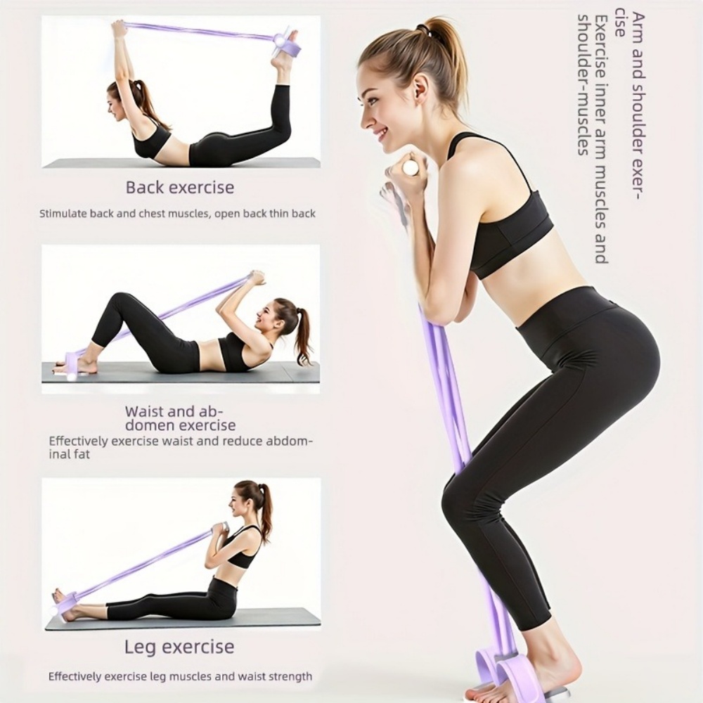 Multifunction Tension Rope, 6- - Yoga Pedal Puller Fitness Equipment recension och pris