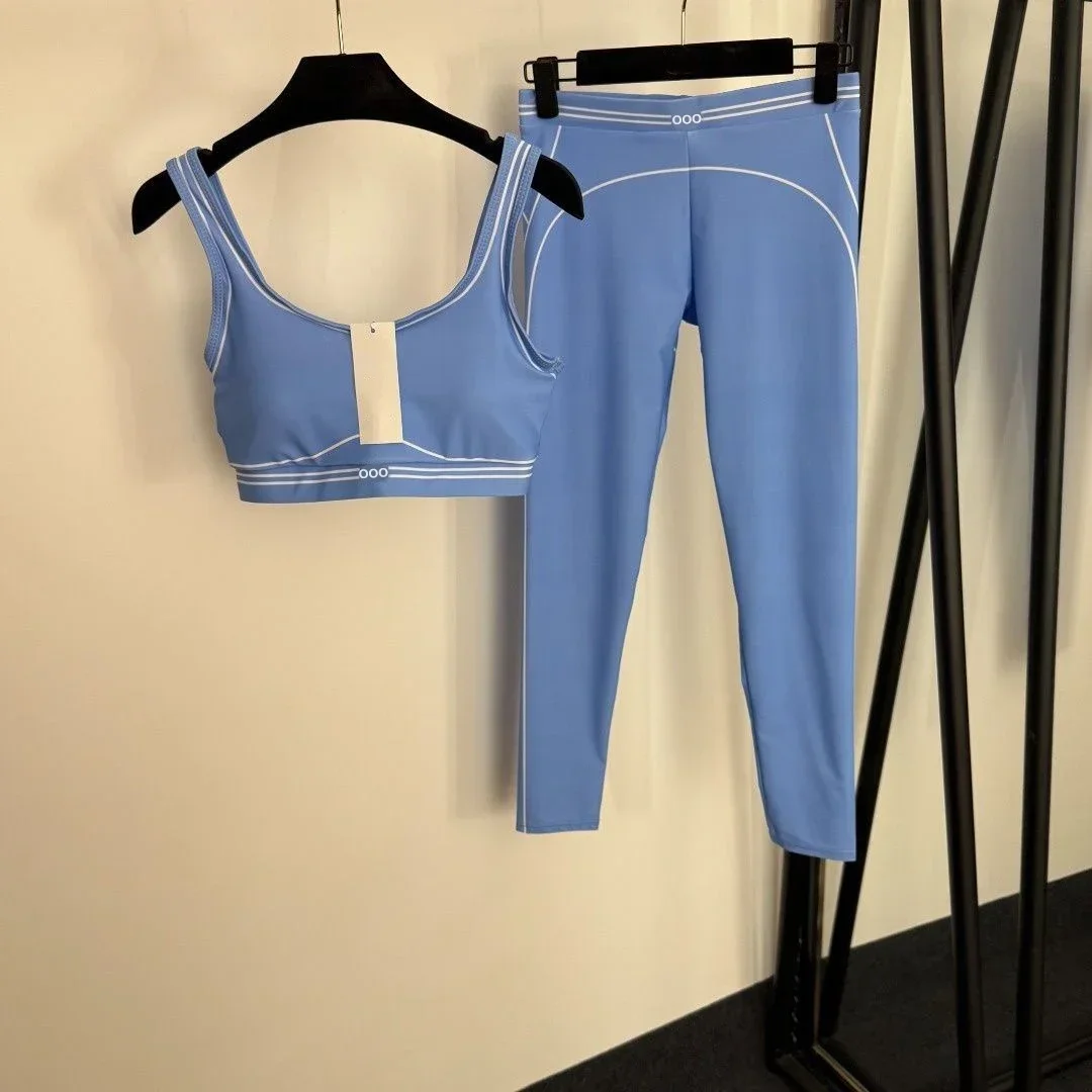 Tank Top and Pants Two Piece B - Yoga Fitness Set recension och pris