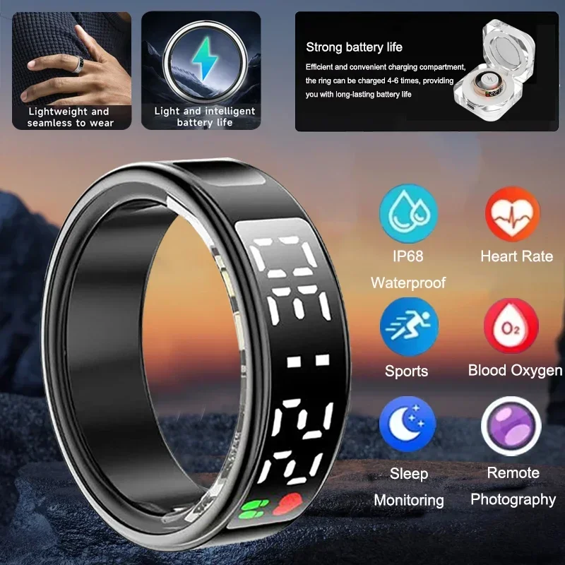 Smart Ring For Men Women Heart - Wrist Wraps Fitness recension och pris