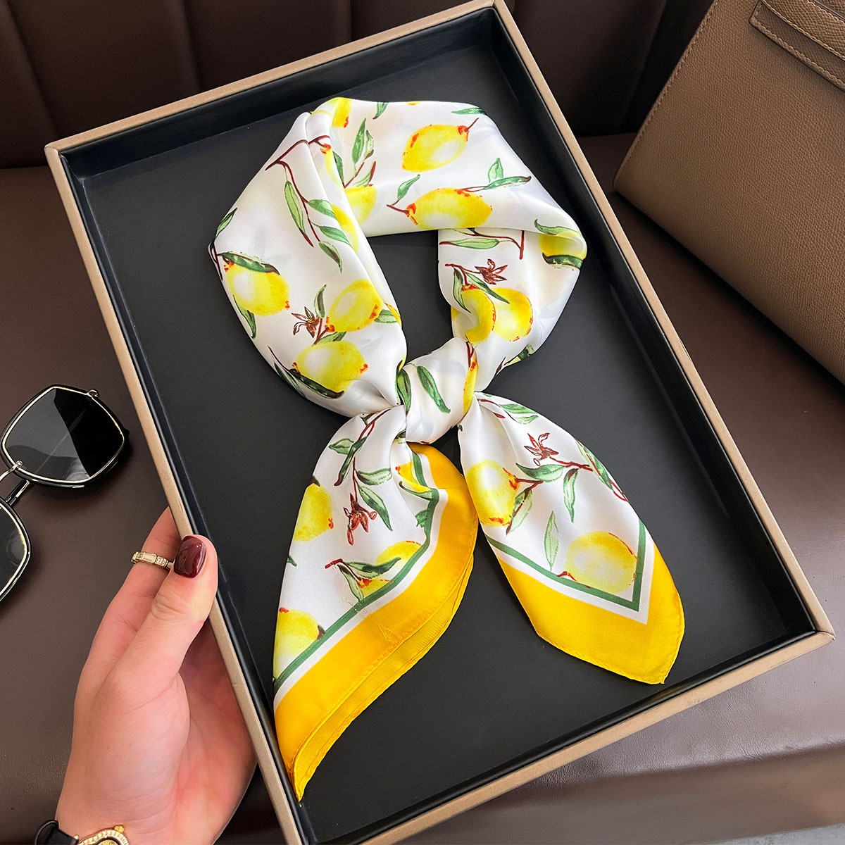 2025 New Yellow Lemon Print Sq - Waist Trainer Women recension och pris