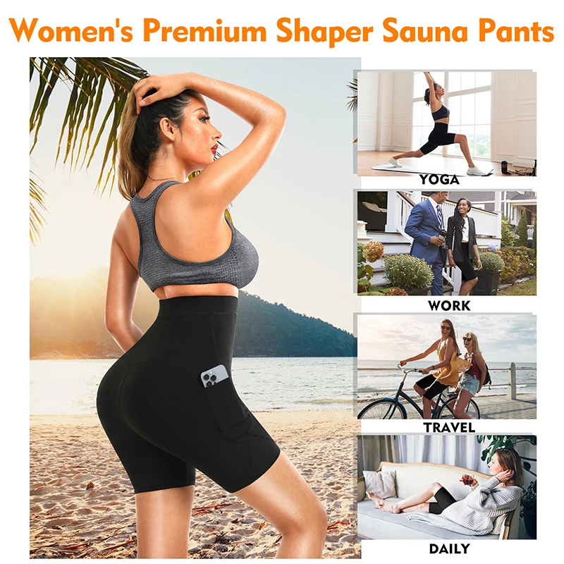 Sweat Sauna Pants Body Shaper  - Waist Trainer Women recension och pris