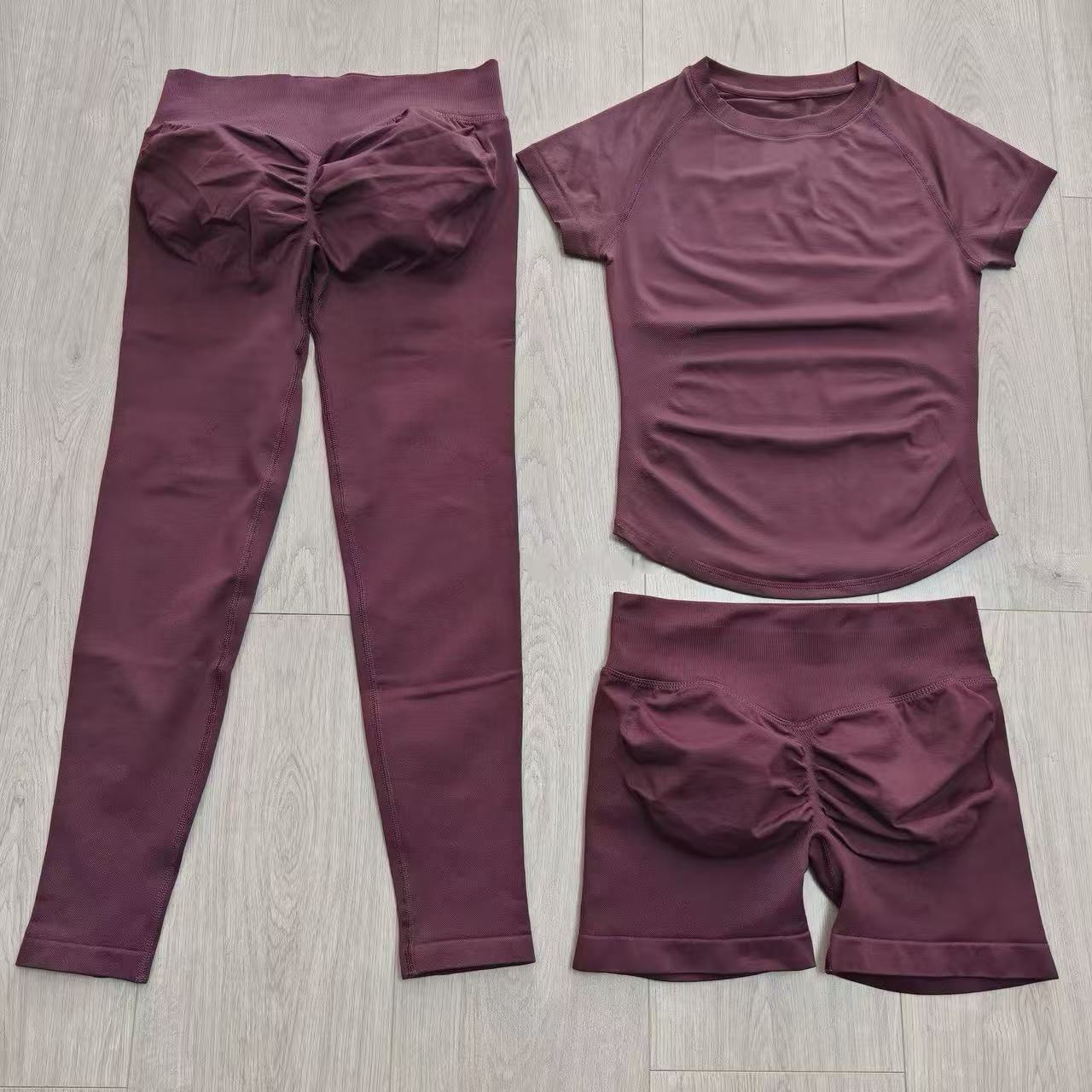2 Pieces Sports Sets Short Sle - Yoga Fitness Set recension och pris