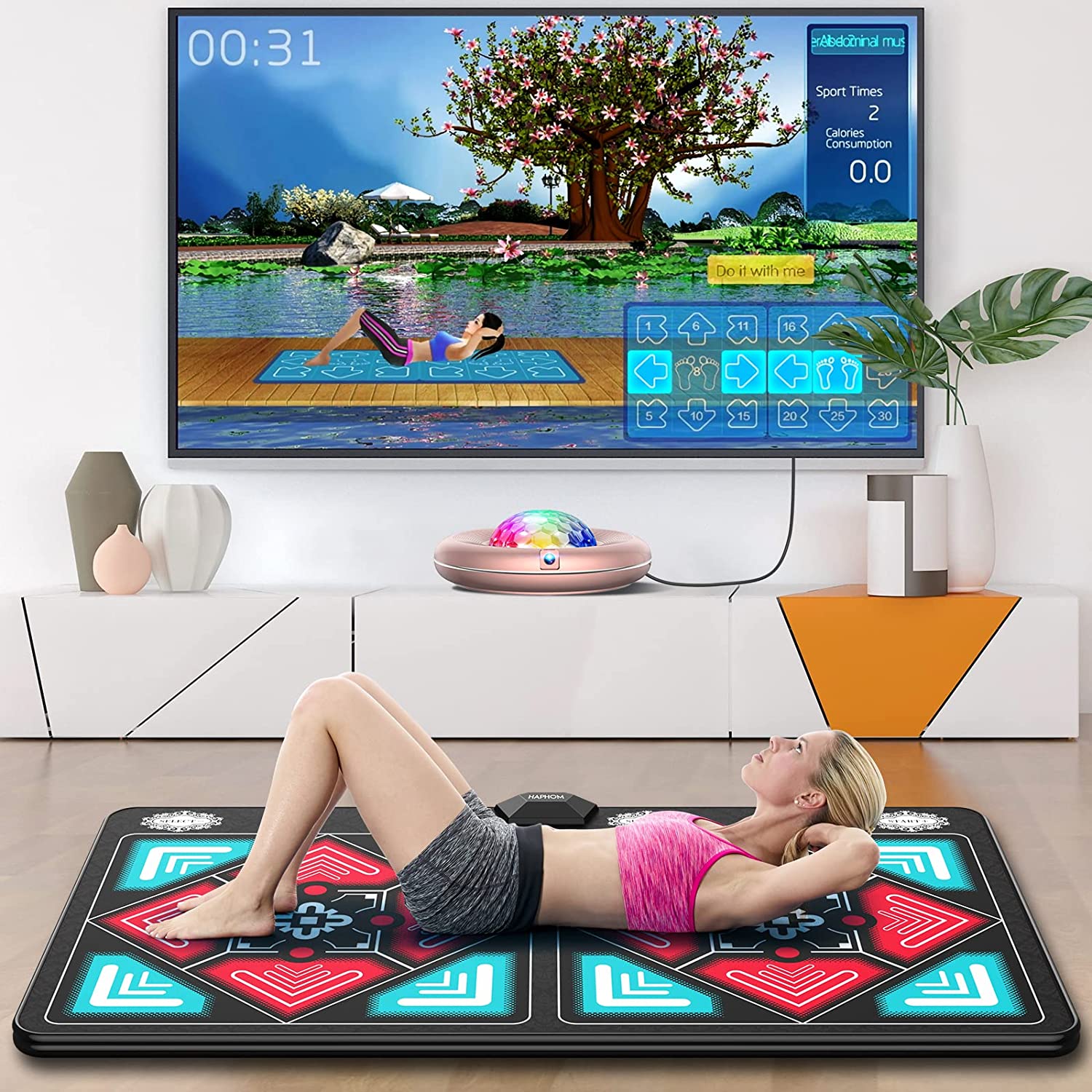 Dance Mat Game for TV / PC Mot - Yoga & Fitness With Faye The Well Being Studio Abbots Langley recension och pris
